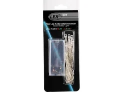 Lex 10er LED Lichterkette Batteriekette Weihnachten Beleuchtung Deko Bunt
