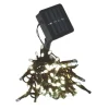 Lex 100er Solar LED Lichterkette Innen Außen Gartenbeleuchtung Party Outdoor Warmweiß