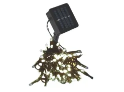 Lex 100er Solar LED Lichterkette Innen Außen Gartenbeleuchtung Party Outdoor Warmweiß