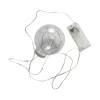 Lex Kugel Lichterkette 20 Micro LED Ø 8 cm Warmweiß Batterie Lichterkugel Innen Deko