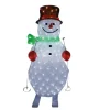 Lex XL LED Acryl Schneemann Figur 82cm Beleuchtet Weihnachtsdeko für Außen & Innen