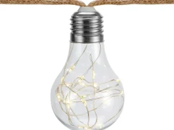 Lichterkette Forcone Glühbirne LED Warmweiß 3,8 m