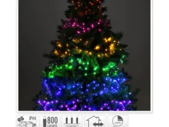 Lichterkette mit 800 LEDs 16 m Mehrfarbig