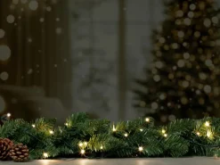 Lichterkette Zweifarbig Kalt/Warmweiß 400 LEDs