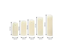 Lindby LED Lichterketten Candora 10015378 Dimmbar mit Leselampe Modern in Weiß 5-flammig Wohnzimmerleuchte