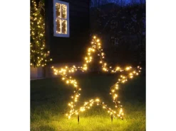 Luca Lighting Garden d'Light Gartenstecker Stern 350 LED L121 x H135 cm