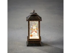 Luca Lighting Laterne Winterszenerie Antik Warm Weiß 3-fach Sortiert