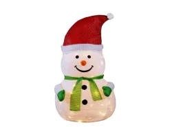 Luca Lighting LED-Weihnachtsfigur Schneemann Außen Ø 47 cm x 80 cm