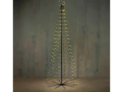 Luca Lighting Outdoor-Baum 230 LED Warm Weiß 240 cm Schwarz