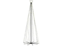 Luca Lighting Outdoor-Baum 290 LED Warm Weiß 300 cm Schwarz