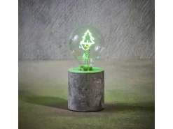 Luca Lighting Tischlampe Baum mit Timer 18 cm x Ø 8 cm Grün