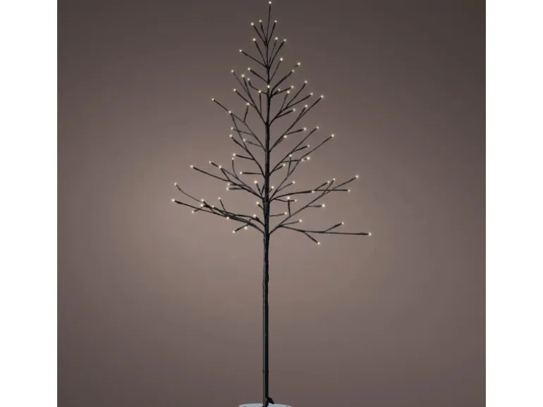 Lumineo LED-Baum 120 cm Schwarz