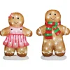 Lumineo LED-Weihnachtsfigur Lebkuchen 2-fach Sortiert 46 cm