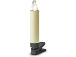 Lumix Basic Christbaumkerzen 10er-Set mit Fernbedienung Warmweiß