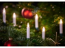 Lumix Christbaumkerzen Superlight Flame 12er-Basis-Set m. Fernbedienung Warmweiß