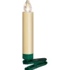 Lumix Mini Christbaumkerzen Elfenbein 12 warmweiße Kerzen Basis-Set innen