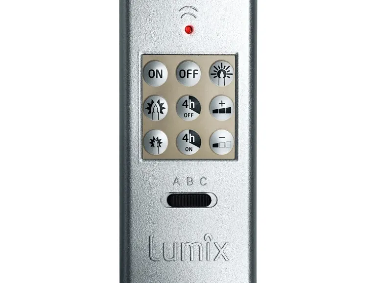 Lumix Mini Christbaumkerzen Elfenbein 12 warmweiße Kerzen Basis-Set innen