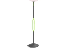 Lutec LED-Solar-Außenstehleuchte Poppy Anthrazit-Grün 190 x 47,5 x 45,5 cm