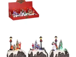 Luville Collectables Winterlandschaft 3-Fach Sortiert 14,5 cm x 9 cm x 14 cm