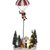Luville Fallschirm Santa 13 cm x 12,5 cm x 29 cm