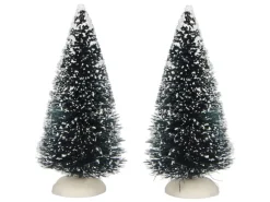 Luville Weihnachtsdorf Miniatur Tannenbäume 10 cm x Ø 4 cm 2 Stück