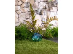 Luxform Dekoleuchte Solar aus Glas Felsoptik 1 Stück