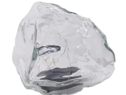 Luxform Dekoleuchte Solar aus Glas Felsoptik 1 Stück