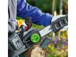 LUX-TOOLS Akku-Kettensägen-Set 1 PowerSystem A-KS-2x20/4/30 2 x 20V Akku