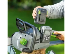 LUX-TOOLS Akku-Kettensägen-Set 1 PowerSystem A-KS-2x20/4/30 2 x 20V Akku