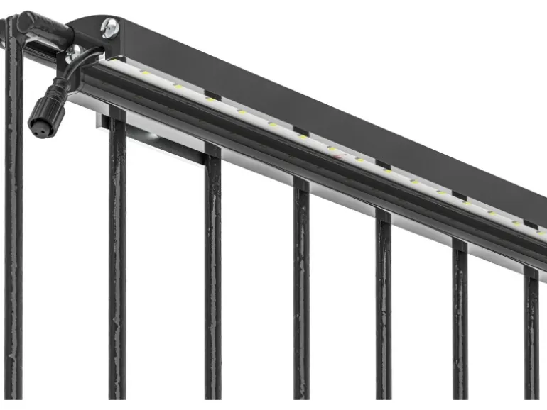 LyghtUp LED-Leuchtleiste für Doppelstabmatten 196 cm Anthrazit
