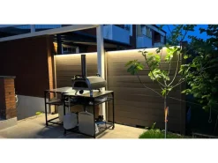 LyghtUp LED-Zaunbeleuchtung Set 3 x LED-Leiste 173,3 cm Netzteil Silber