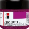 Marabu Glitterpaste Vegas Glitter 225 ml Glitter-Rosa