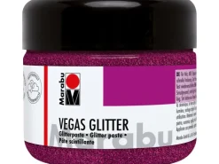 Marabu Glitterpaste Vegas Glitter 225 ml Glitter-Rosa