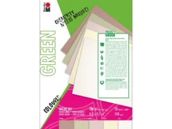 Marabu Green Papierblock Nature Mix 20 Blätter DIN A4