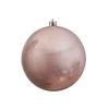 Marelida Christbaumkugel Weihnachtskugel Bruchfest 14cm Glänzend Für Außen Puderrosa