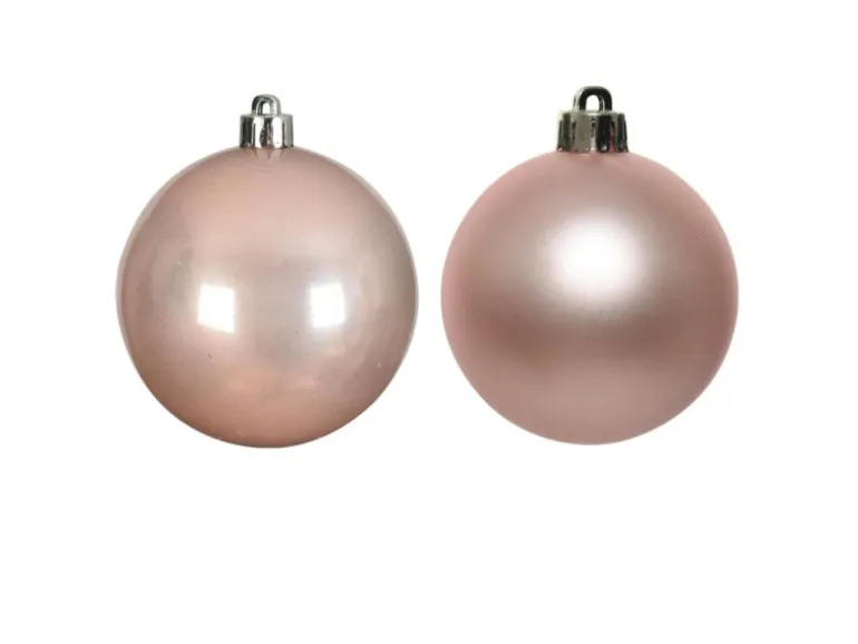 Marelida Christbaumkugeln Weihnachtskugeln Christbaumschmuck Kunststoff 4cm Rosa 16St