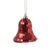 Marelida Christbaumschmuck Glocke Weihnachtsbaumschmuck Im Discokugel Look Rot
