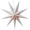 Marelida Papierstern Sara Weihnachtsstern Faltstern Leuchtstern D  69cm Inkl Kabel Weiß
