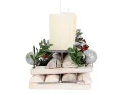 MCW Adventsgesteck M12 mit Kerzen