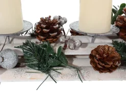 MCW Adventsgesteck M12 mit Kerzen