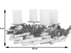 MCW Adventskranz M12 mit Kerzen