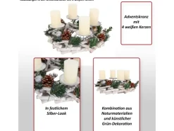 MCW Adventskranz M12 mit Kerzen