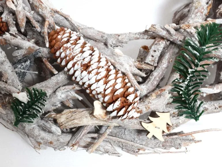 MCW Adventskranz XXL Rund ohne Kerzen Und Halterungen