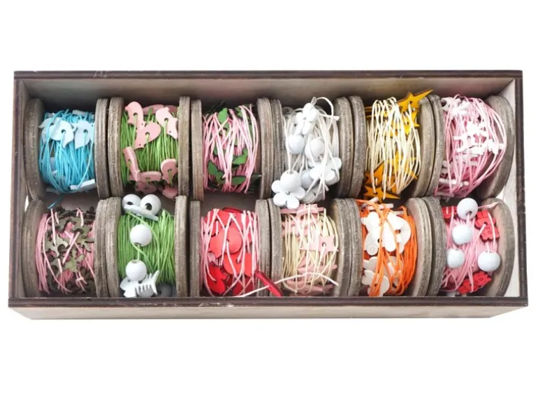 MCW Deko-Box Schnur 12 Rollen