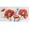 MCW Ölgemälde Roter Mohn Handgemalt