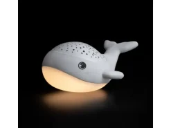 MegaLight LED-Nachtlicht Willy Whale mit Sternprojektor und Akku