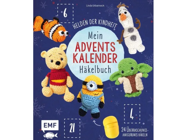 Mein Adventskalender-Häkelbuch: Helden der Kindheit