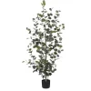 Mica Decorations Eucalyptus Kunstpflanze Grün H 150 cm x Ø 30 cm