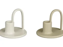 Mica Decorations Kerzenständer Taupe 10 Ø 12 cm