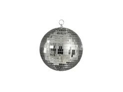 Mica Decorations Ornament Spiegel Kugel Ø 20 cm Silber